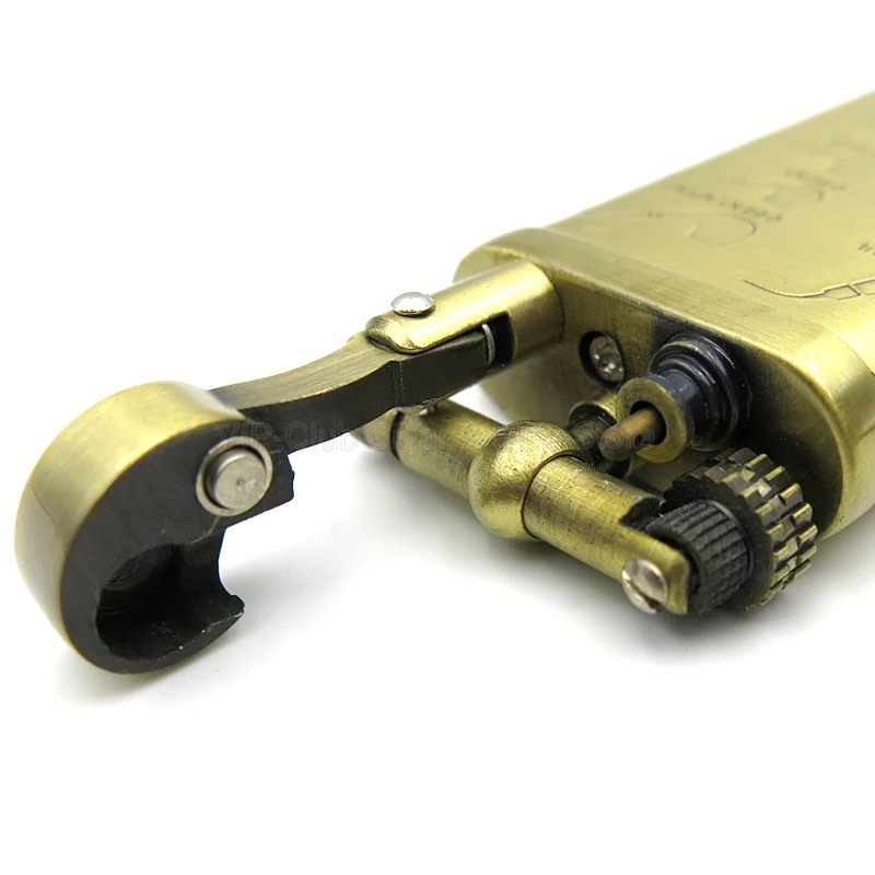 Jifeng винтажная металлическая медная труба газовое давление Ретро Зажигалка для