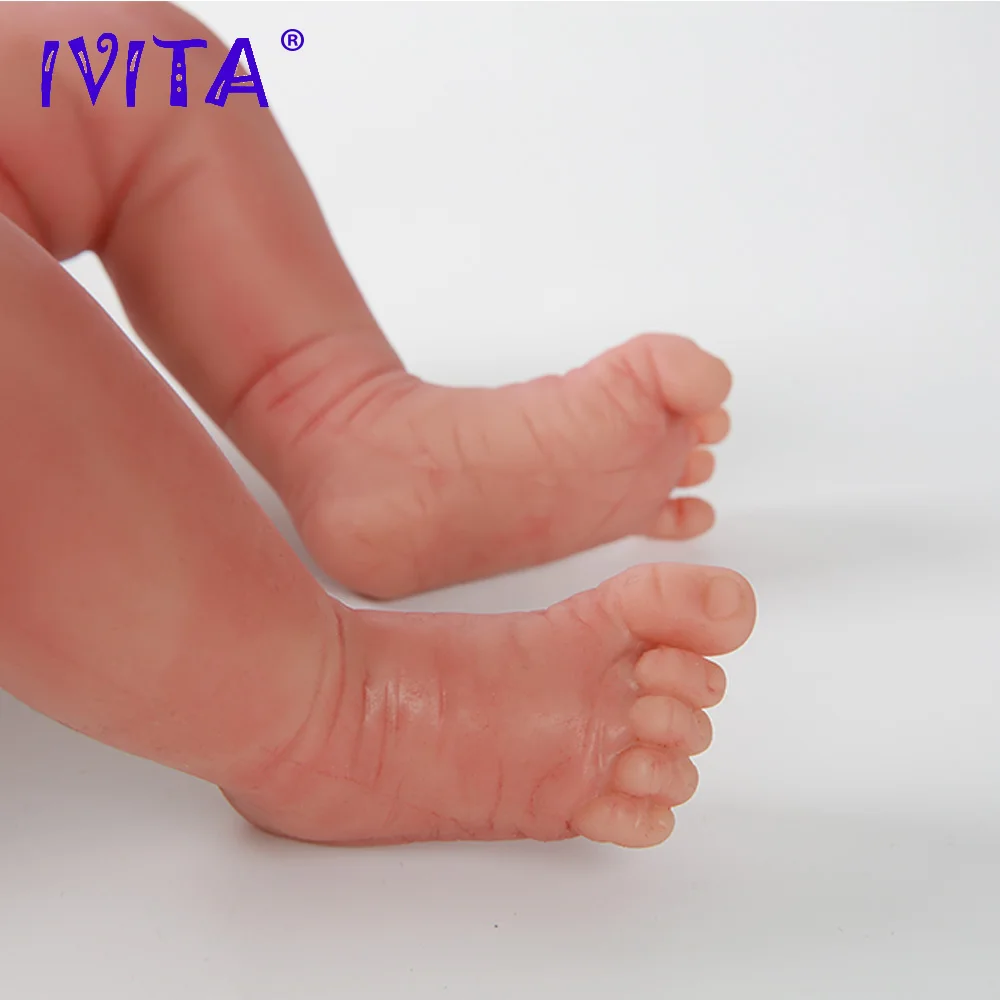 IVITA WG1524 50 см (20 дюймов) 3 89 кг силиконовый милый Новорожденный ребенок Куклы