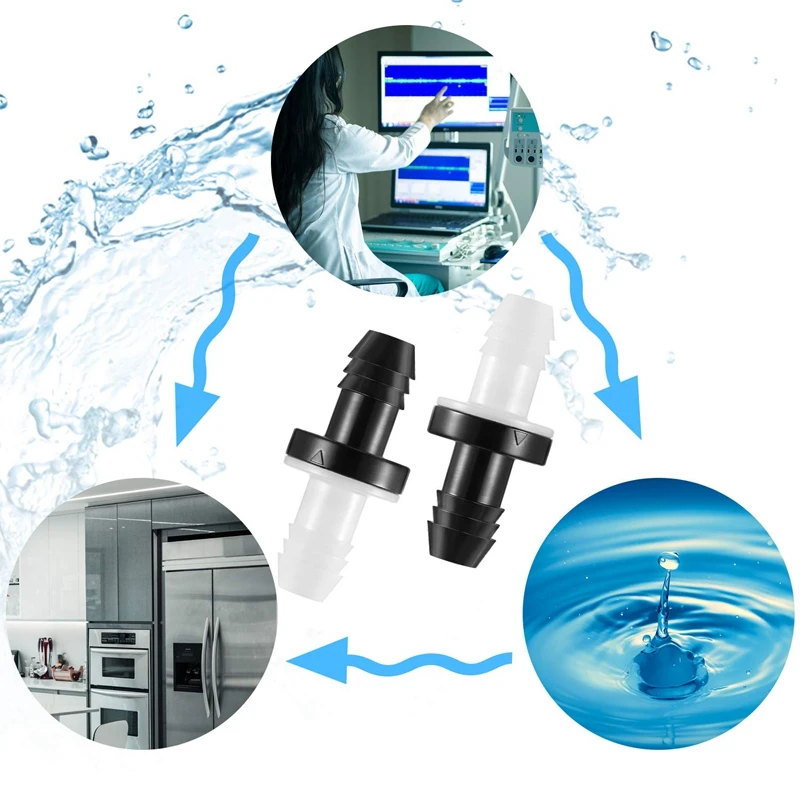 4 шт. обратный клапан 3/8 дюйма 10 мм ABS штепсельный топливное масло Вода газ воздух