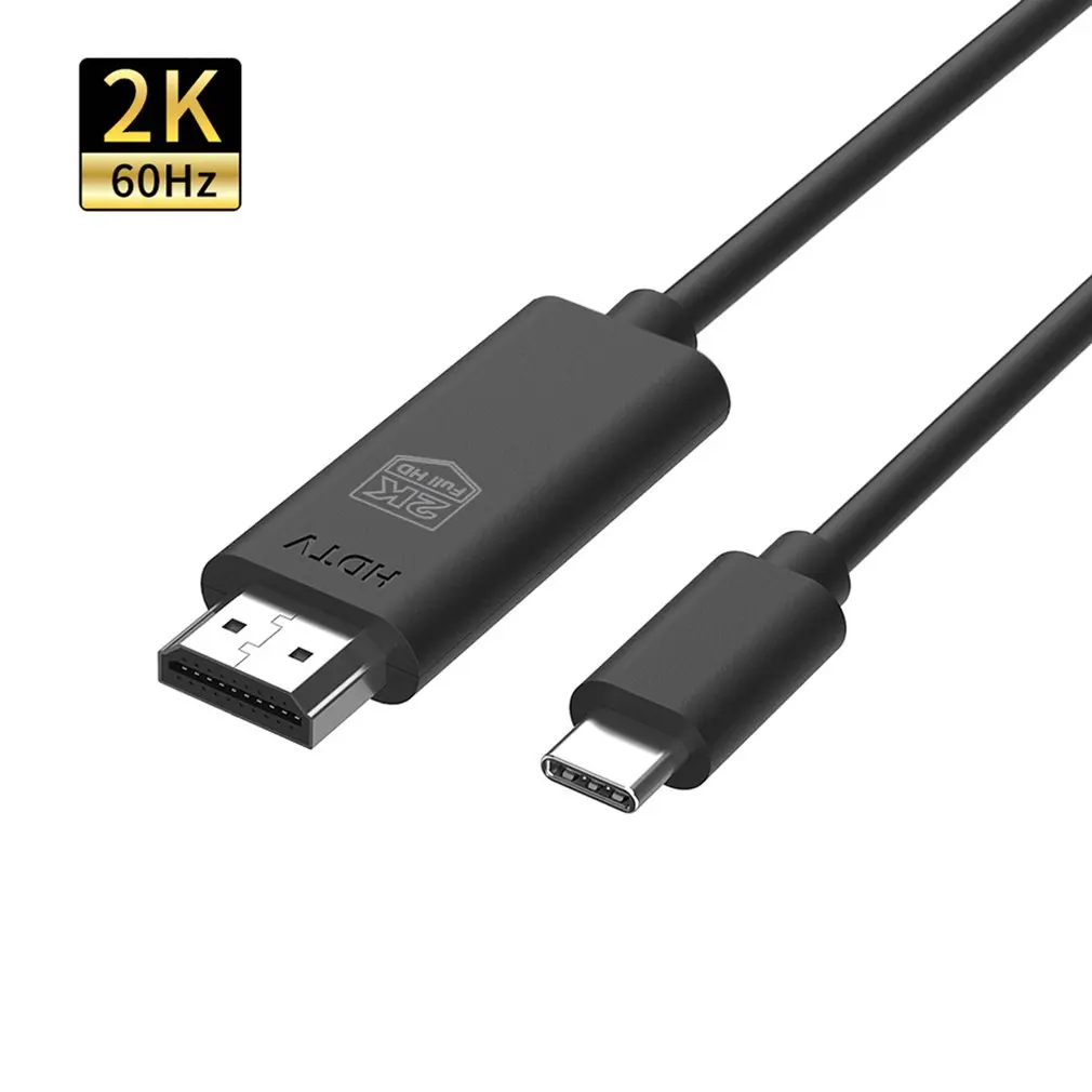 

USB C to HDMI-compatible Cable Type C to HDMI-compatible Converter for MacBook Huawei Mate 30 USB-C HDMI-compatible Adapter USB