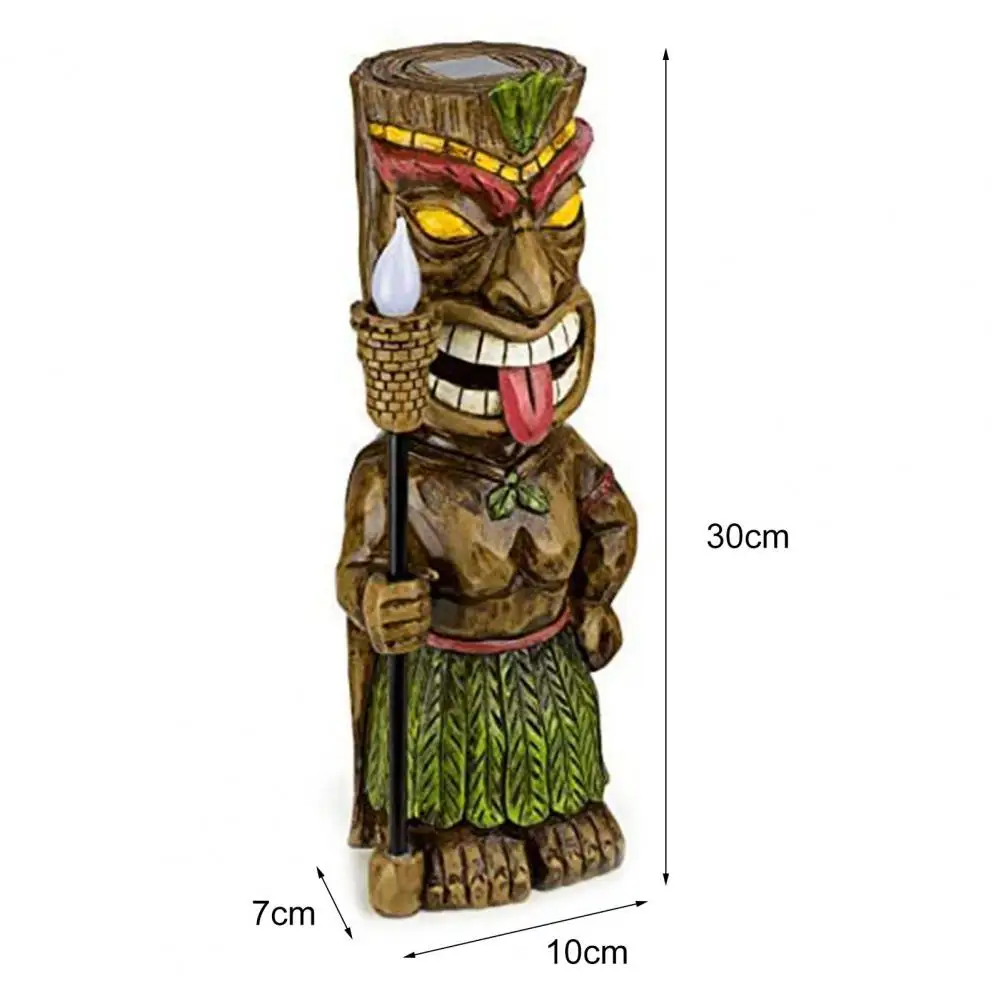 

Creative Ornament Light Torch Maya Totem Shape Artistic Sturdy Decoration Display Mold Resin Crafts Home Garden Light Decoration