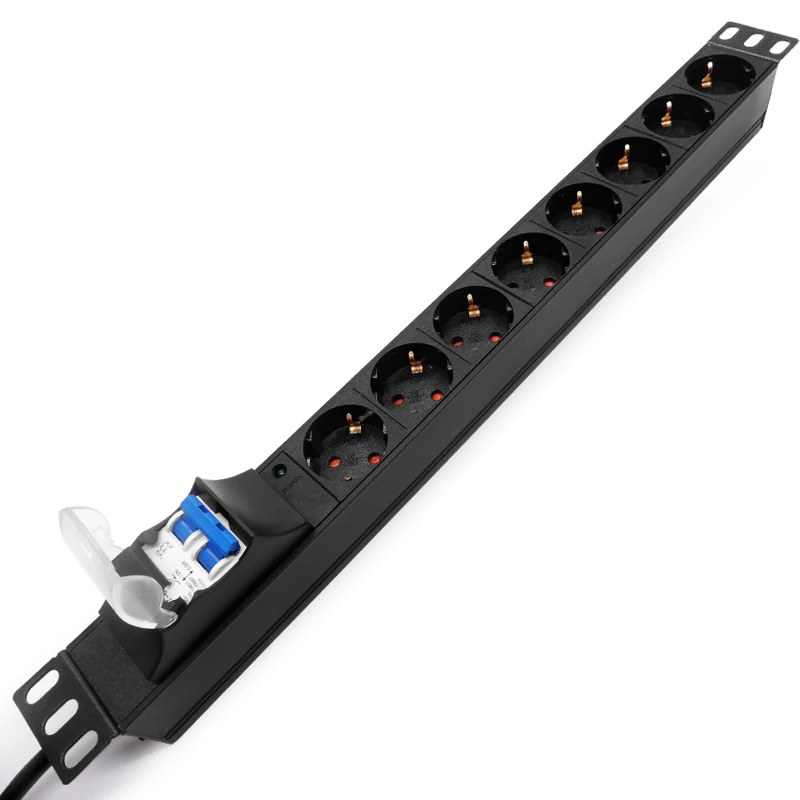Монтажный сетевой фильтр PDU для промышленного шкафа 8AC Европейская/французская