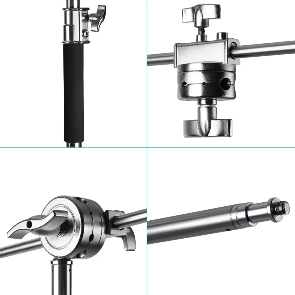 neewer 3m10ft stainless steel century foldable light stand tripod magic leg photography c stand for spot lightsoftboxphoto free global shipping