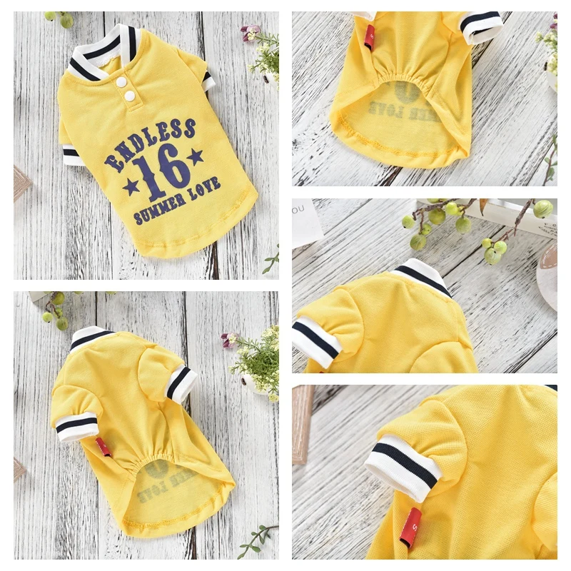 Полосатая летняя Толстовка для собак французский бульдог терьер малые и средние