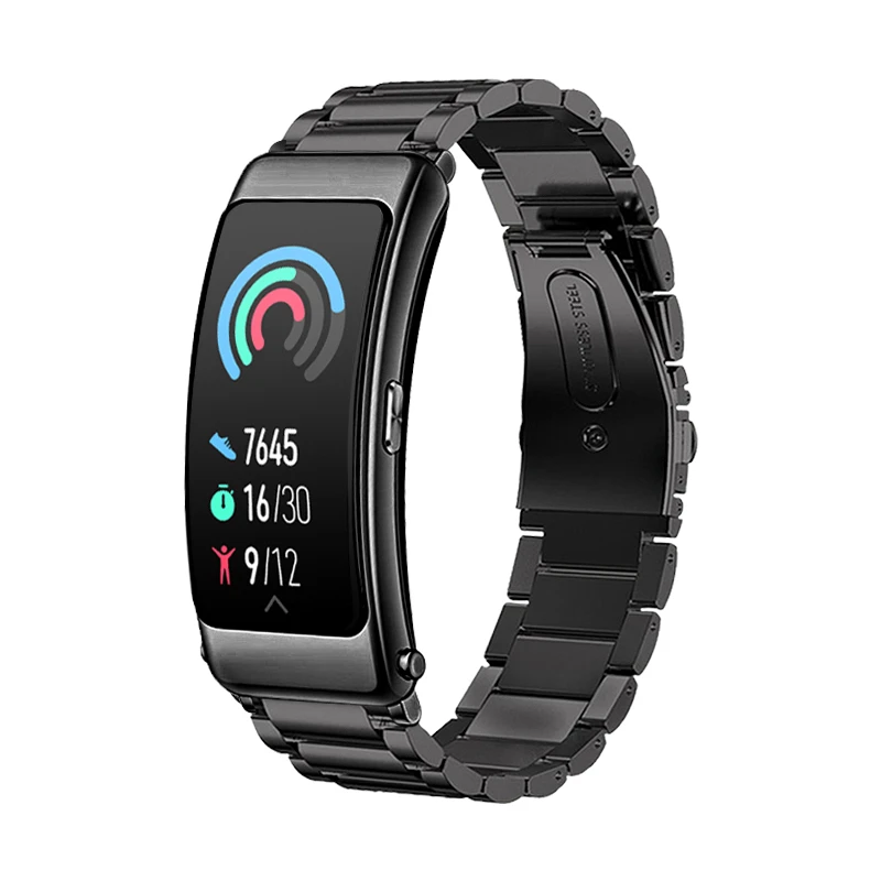 Ремешок сменный из нержавеющей стали для смарт часов браслет huawei b6 b5 b3 аксессуары