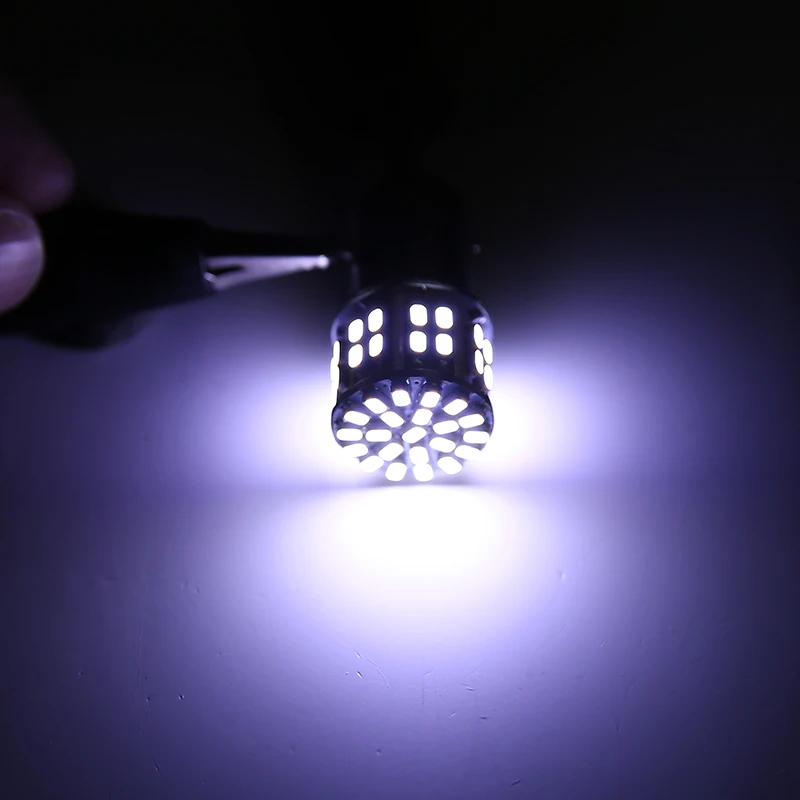 4 шт. 1156 BA15S 50smd Led SMD авто стоп-сигнал светильник лампы AC/DC 12V 6000K яркий белый