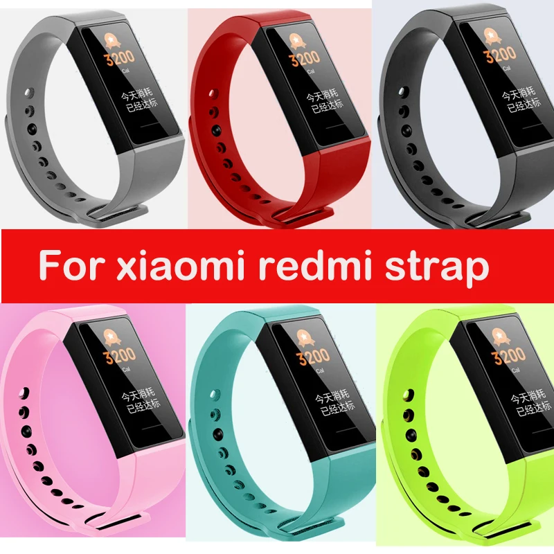 

new Silicone strap For Redmi Smart Bracelet Replacement Wristband For Xiaomi Redmi Band Sport Watch For Redmi band Strap