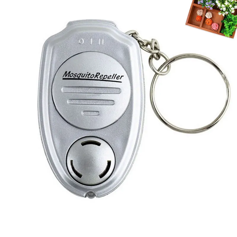 Портативный звуковой насекомых Отпугиватель комаров брелок Открытый репеллент