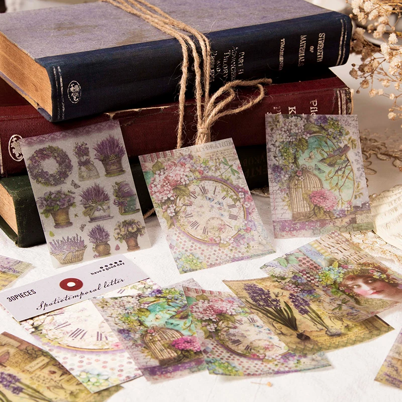 

30 листов/упаковка, винтажная бумага для оформления дневников