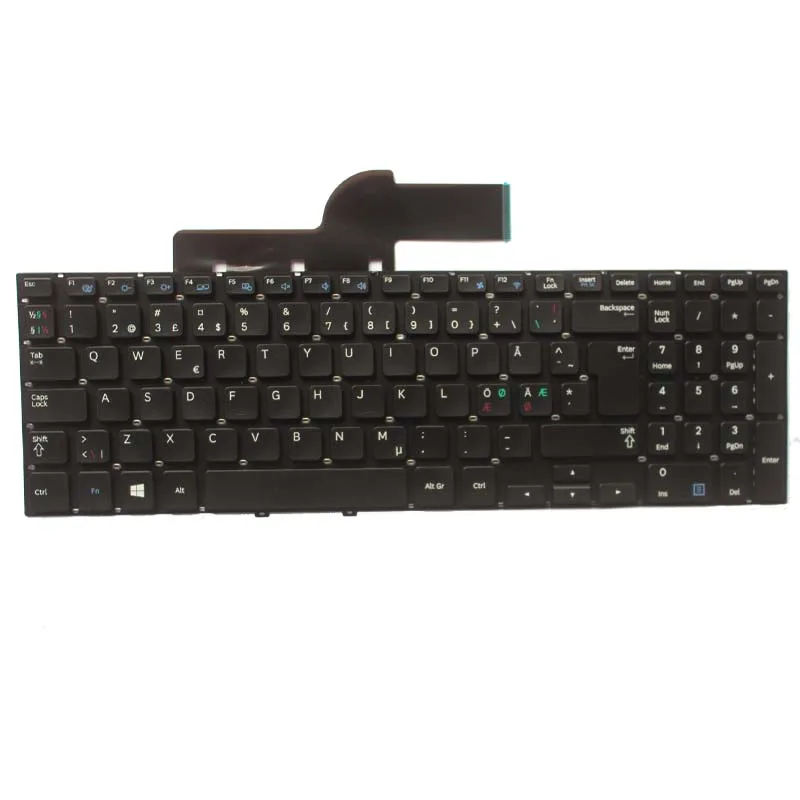 Новая клавиатура NE для Samsung NP355E5C 350V5C NP350V5C 355V5C NP355V5C 550P5C NP350E5A Скандинавская черная