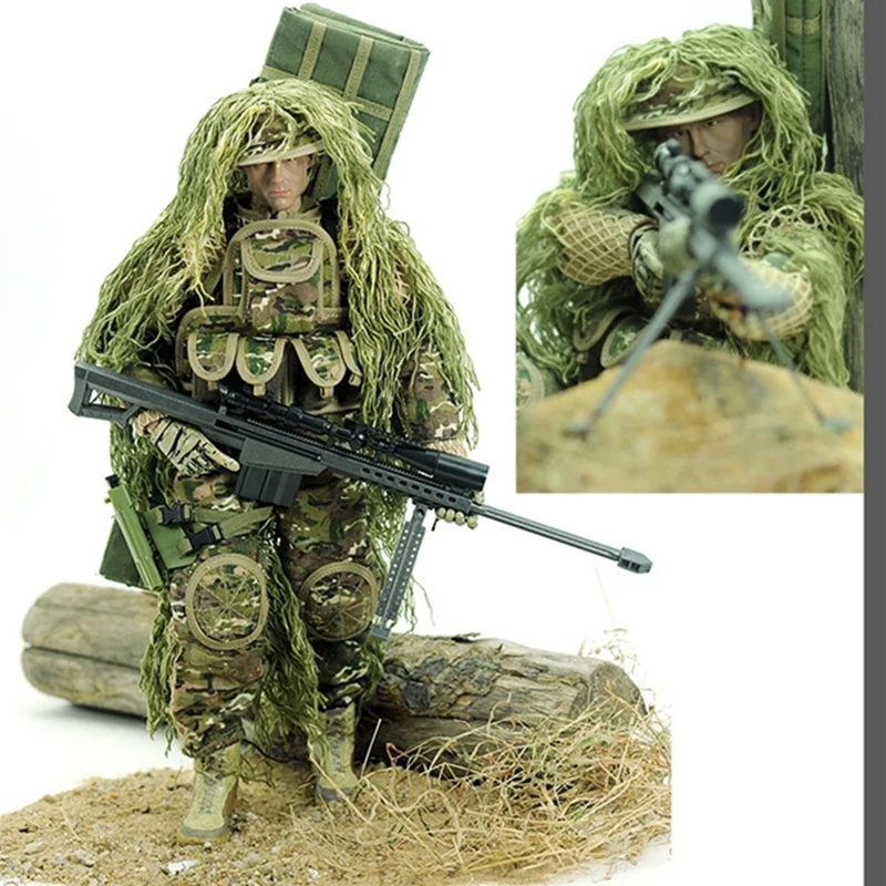Масштаб 1/6 армейский военный гибкий снайперский солдат экшн фигурки Набор Кукол