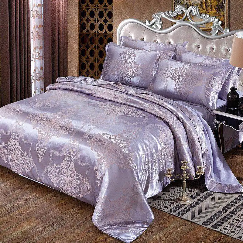 Роскошный жаккардовый Комплект постельного белья с цветами 2020