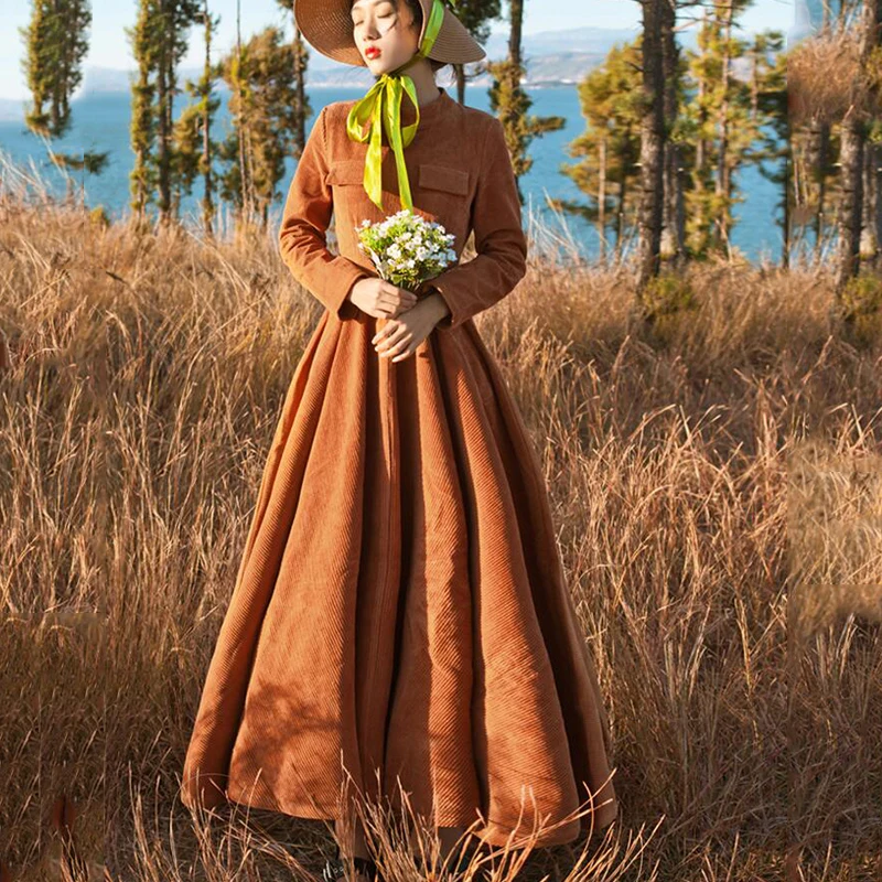 Новинка 2019 года сезон весна-осень однотонные Длинные вечерние платья для женщин