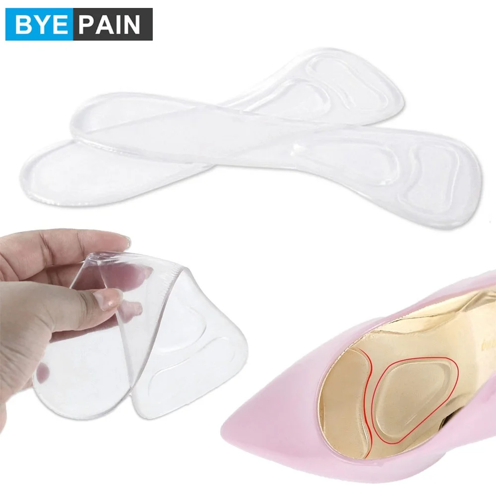 1 пара силиконовые стельки BYEPAIN для массажа ног 3/4|Инструменты ухода за ногами| |