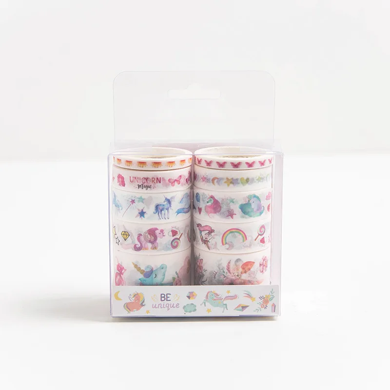 

10PCS Masking Tape Set Supplies DIY Hand Account Diary Scrapbooking Decoration Tape Stickers