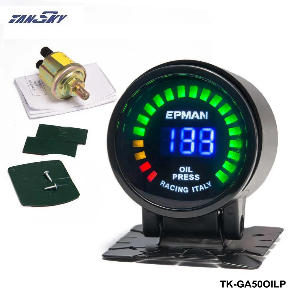 Автомобильный измеритель температуры воды и масла 52 мм давления Turbo Boost датчик