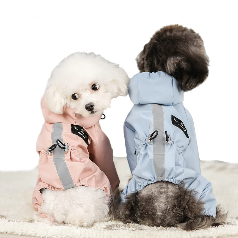 Дождевик для домашних животных собак водонепроницаемая и дышащая