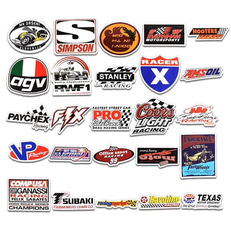 50 шт. стикер для гоночного автомобиля с граффити JDM модификация