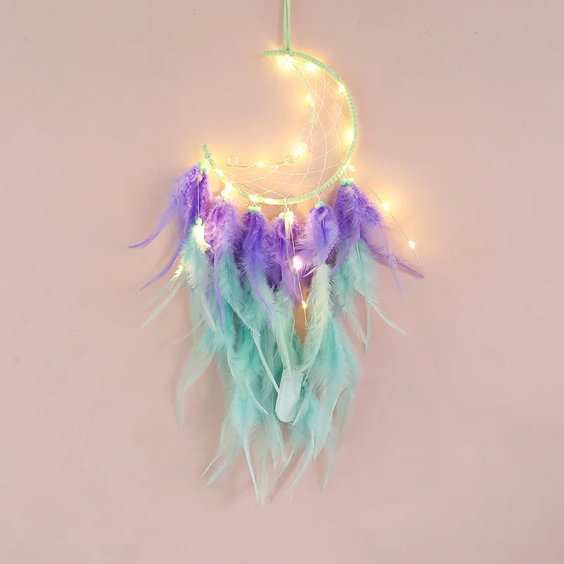 girl dream catcher wind chimes home hanging dreamcatcher kids children bedroom baby room decoration aesthetic accessories decor free global shipping