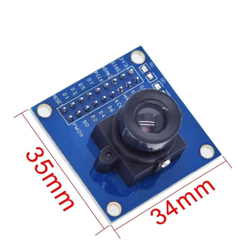 ShengYang гарантия 1 шт. синий OV7670 300KP VGA модуль камеры для Arduino