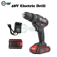 new 48v electric drill impact drill cordless screwdriver wireless power driver lithium battery wrench wireless electric drills