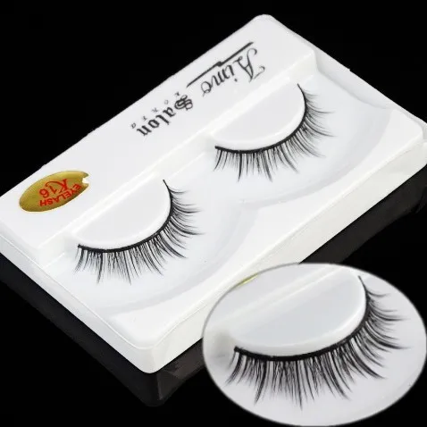 

10 boxes 1 dozen False Eyelashes Little Devil High-end Sharpened False Eyelashes Hard-stem Natural Nude Makeup Realistic Eyelash