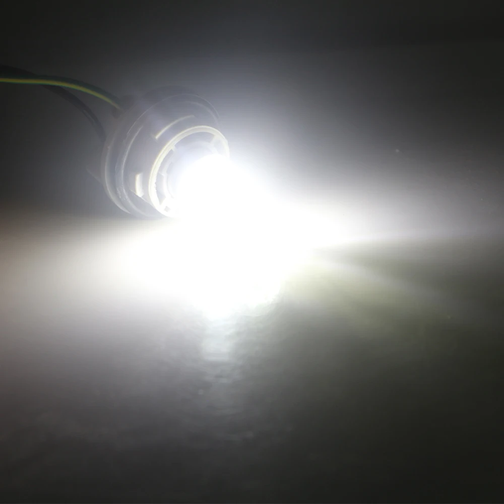 

2pcs DC 12V 1156 BA15S BAU15S 1157 BAY15D 3030 LED Polar Constant Turn Signal Brake Driving Tail Light White Red Amber