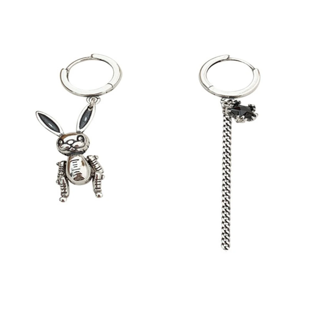 Серьги-подвески женские из серебра 925 пробы асимметричные | Украшения и