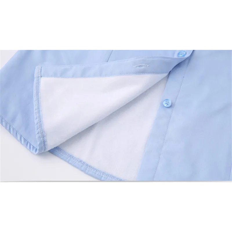 

Plus Velvet Shirts Women 2019 New Autumn Winter Korean Slim Office Work Long Sleeve Tops Black White Loose Warmth Blouses LD1172