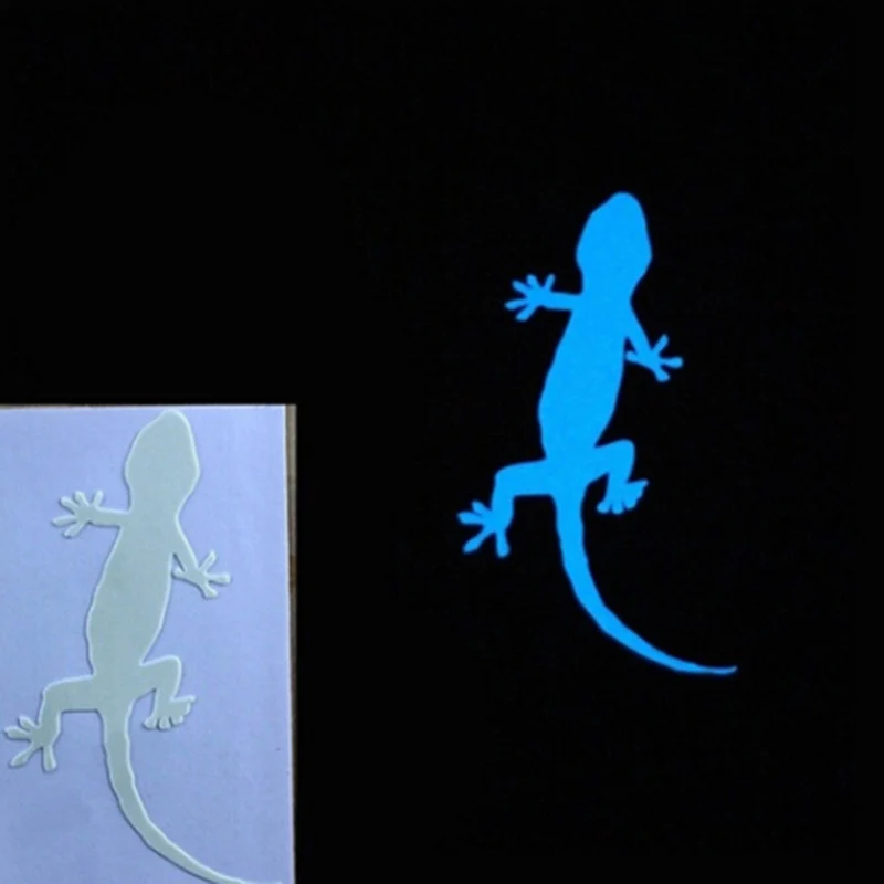3D Gecko энергии хранения флуоресцентный светится в темноте светящиеся на стену