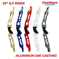 25 archery recurve bow ilf riser handle aluminum material die casting riser archery target shooting fit to ilf limbs