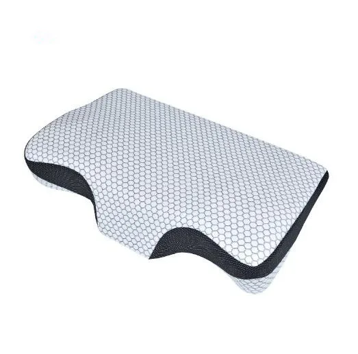 

Bamboo Fibe Orthopedic Memory Foam Pillow for Neck Pain Sleeping Slow Rebound Soft Butterfly Shaped Relax Cervical For Adult