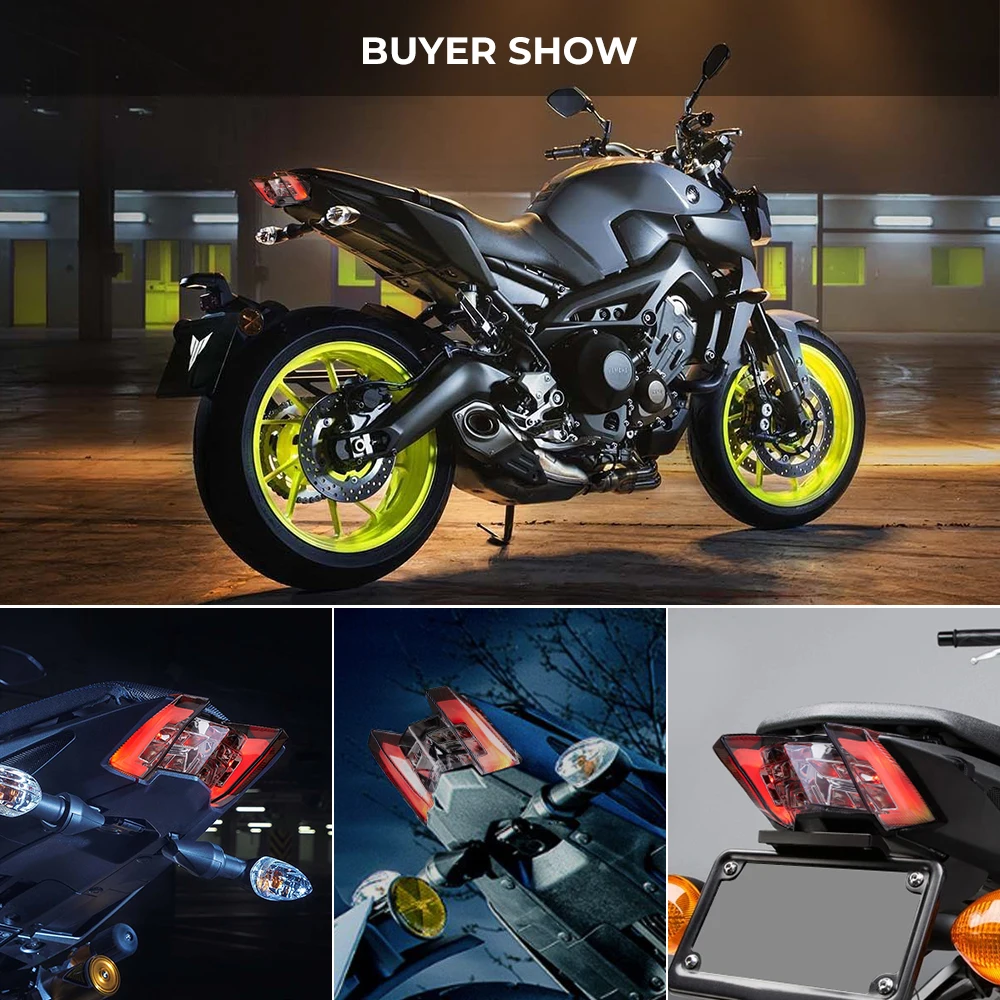 Для Yamaha MT09 фонарь 2019 фонаря сигнала торможения MT 09 2018 2017 светодиодный задний стоп