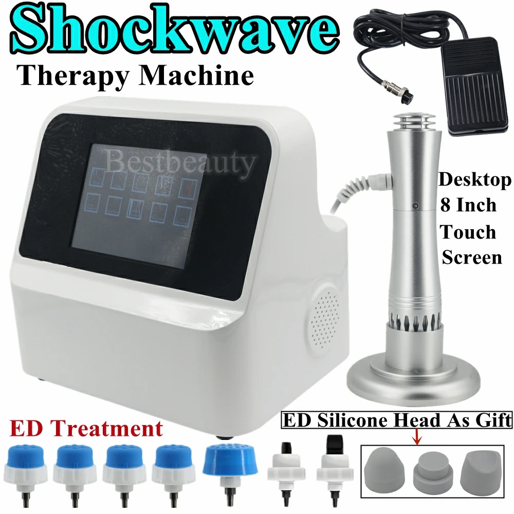 

Shock Wave Equipment Shockwave Therapy Machine For ED Treatment Muscle Relaxation 8 Inch Touch Screen New Relieve Pain Massager