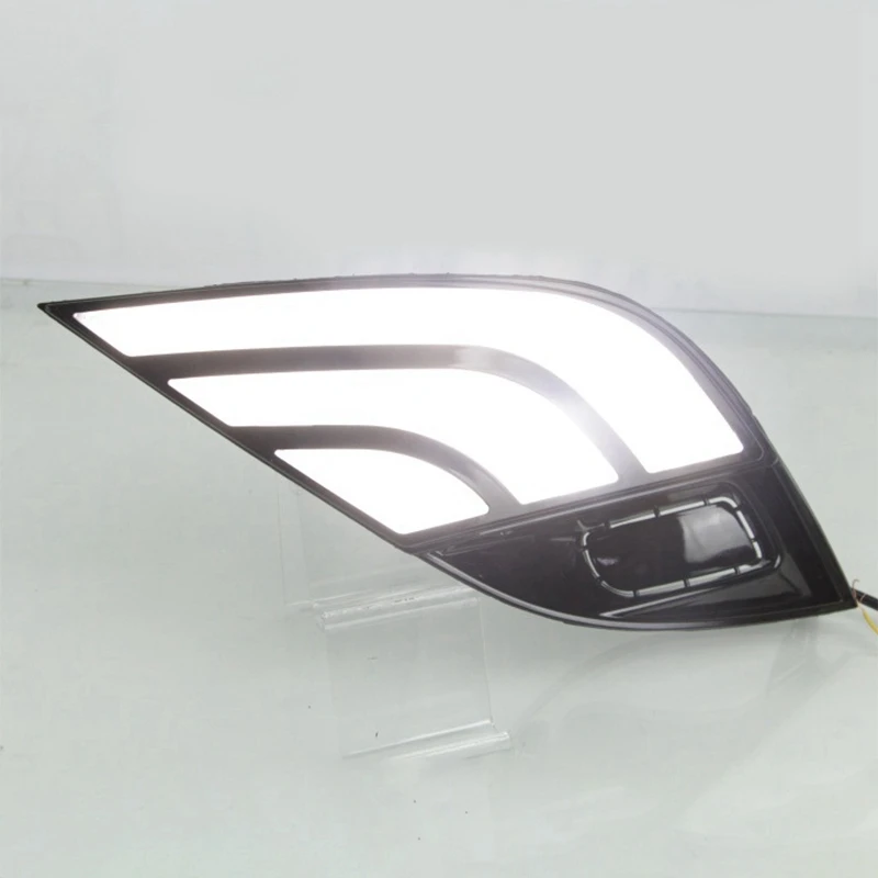 

DHBH-LED Retrofit Fog Lamp Front Bumper Anti-Fog Lamp DRL for Camry 2018