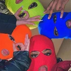 Лыжная маска, Балаклава, Армейская, тактическая, ветрозащитная, вязаная, зимняя, теплая, унисекс, 2021