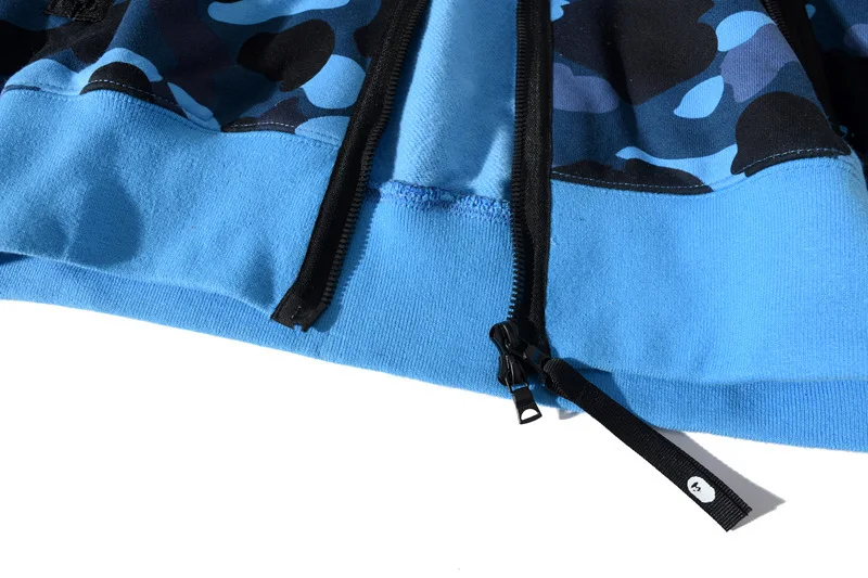 

Bape Hoodies Camouflage Thin Youth Casual Hooded Coat Harajuku Men Clothing Sweatshirt Oversized Jacket Streetwear