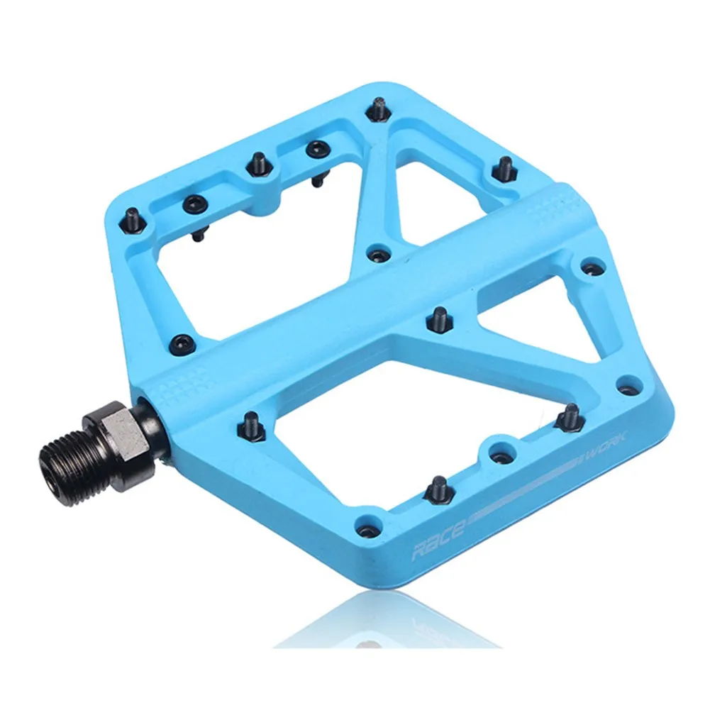 

MZYRH Ultralight Seal Bearings Bicycle Bike Pedals Cycling Nylon Road Mtb Pedals Flat Platform Bicycle Parts Accessories
