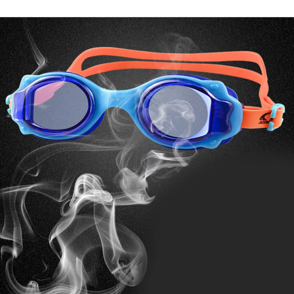 

2pcs Kids Swim Goggles High Definition Anti-fog Waterproof Swim Glasses Eyewear (Pink, Orange Blue)