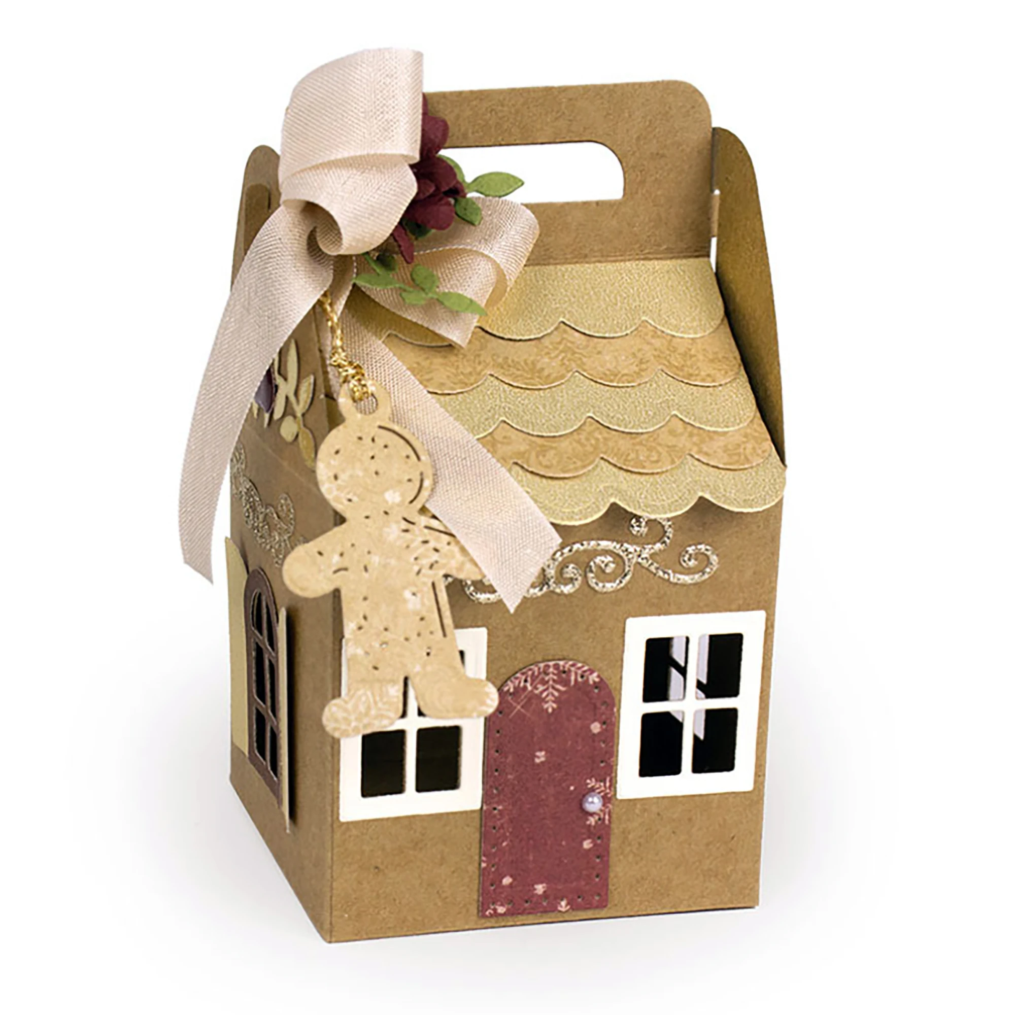 3D сделай сам большой дом металлические Вырубные штампы кукла трафарет для