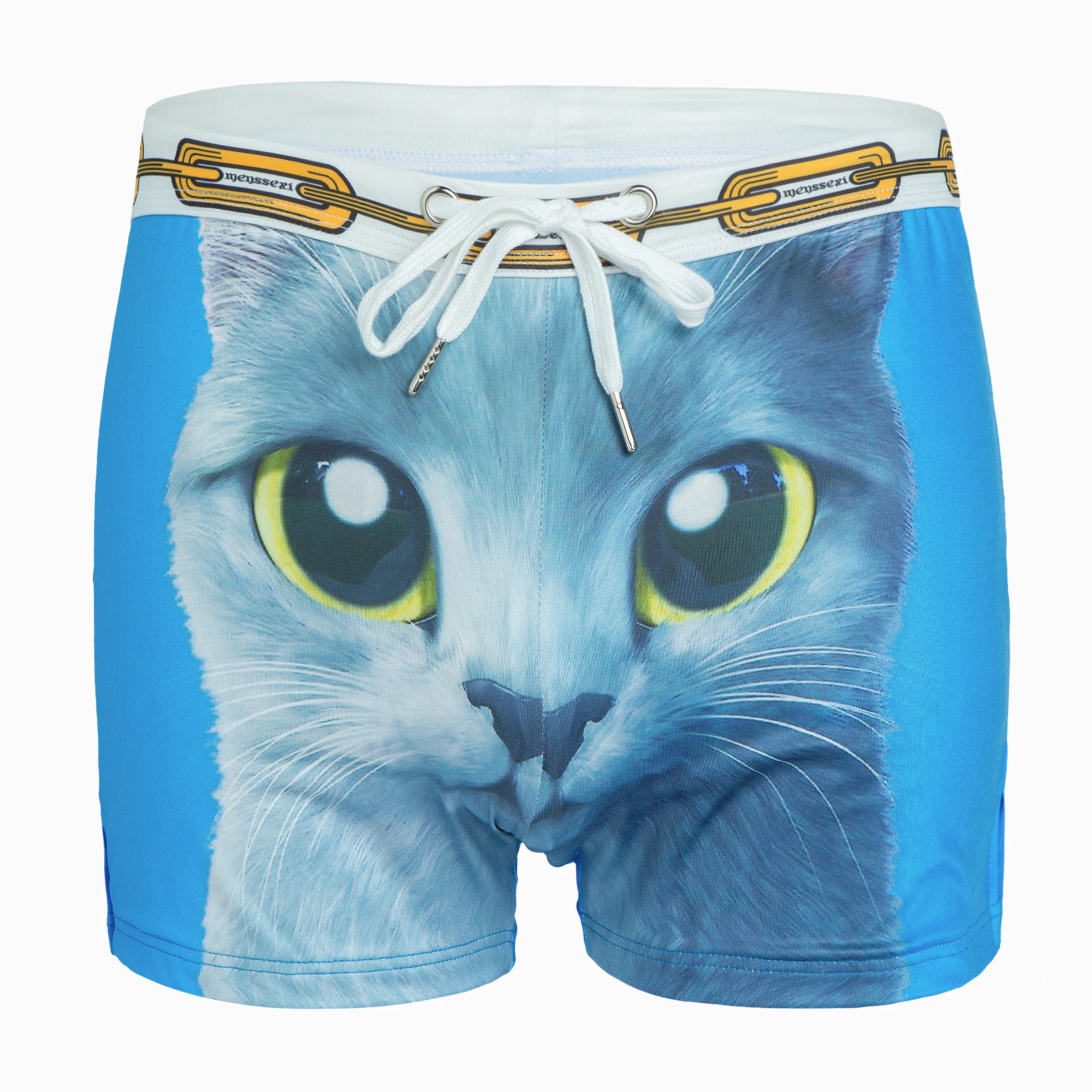 MENSSEXI Swimsuit 2021 Men's Swim Trunks Elastic Waist Summer Surf Beach Shorts Drawstring Pants Swimwear Burkini 8 Styles 