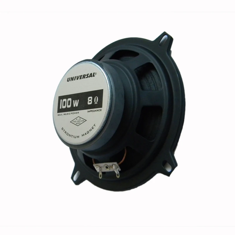 5 25 дюймов 100 Вт 8 Ом двойной конусный динамик полностью бумажный бум DIY KTV громкий 1