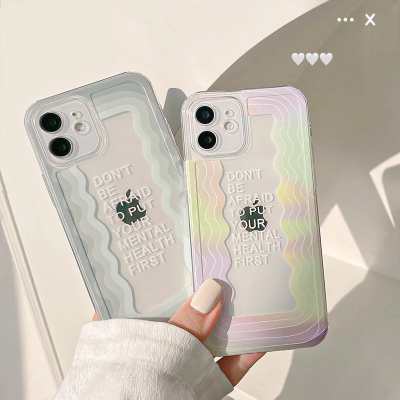 

Милый волшебный зеркальный корейский чехол для телефона iPhone 11 12 Pro Max X Xs Max Xr 7 8 Plus SE 2020, Чехлы, прозрачный мягкий чехол из ТПУ