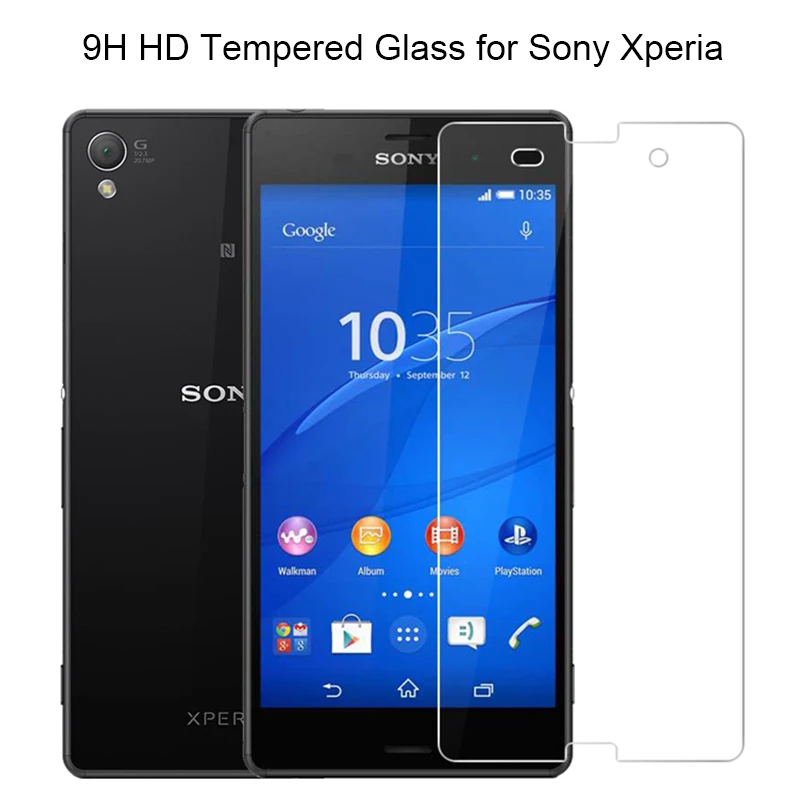 Защитное стекло 9H HD для Sony Xperia X3 X2 X1 Plus XA ультразакаленное Защита экрана X Compact |