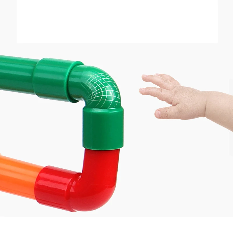 Туннель из труб + Автомобильные колеса Сделай Сам блоки креативные Детские