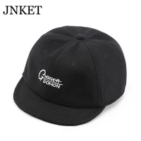 jnket new unisex short visor baseball cap hip hop caps flat brim cap outdoor sunhat snapbacks hats gorras casquette