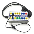 НОВЫЙ OBDII протокол детектор автомобиля OBD Break Outкоробка коммутационная инструмент OBD2 Pin-код коробка