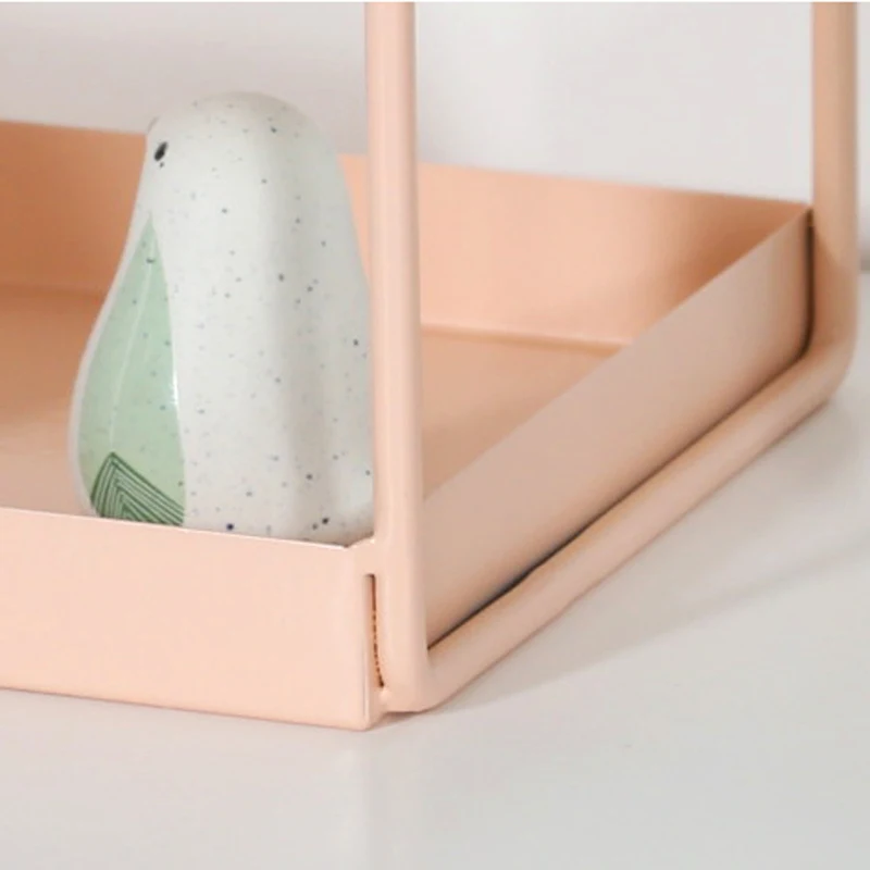 

SWEETGO Bathroom storage racks home decoration for makeup/ perfume/ candle holder 2 tiers/3 layers Iron Shelf towel holder