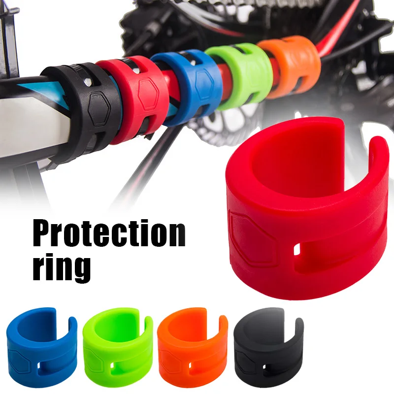 

Передняя и задняя вилка шоссейного велосипеда, кольцо защиты от столкновений, резиновое защитное кольцо для прочного горного велосипеда, у...