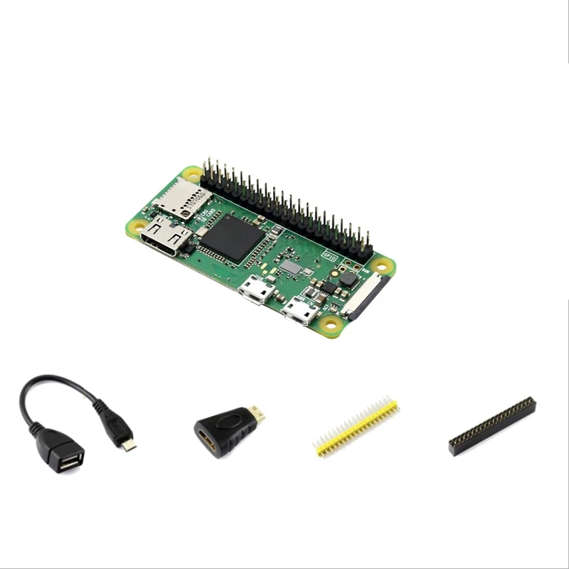 

MOOL For Raspberry Pi Zero WH Built-in WiFi Pre-Soldered Headers Development Kit Type A Basic Components